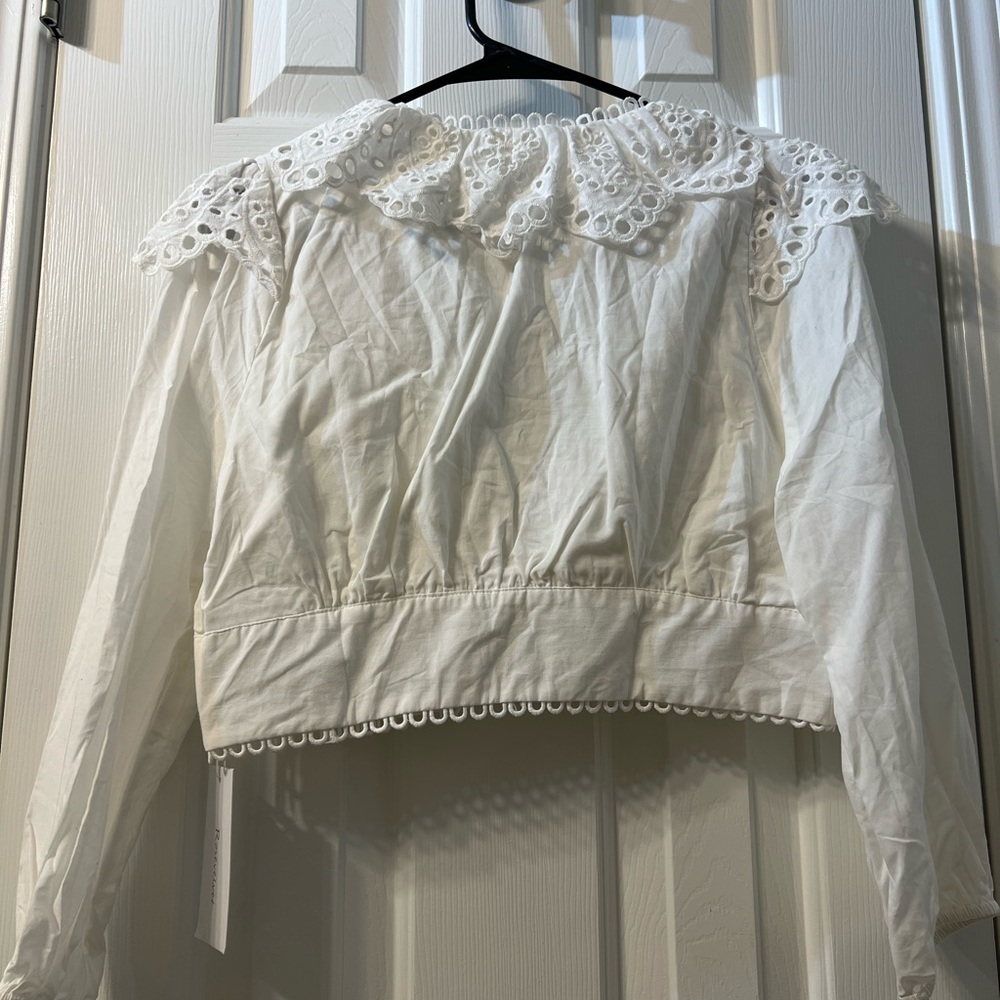 White Long Sleeve Top